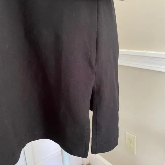 Susan Graver Style Black Top ¾ Length Sleeves Floral Embroidery SZ M - Picture 8 of 10